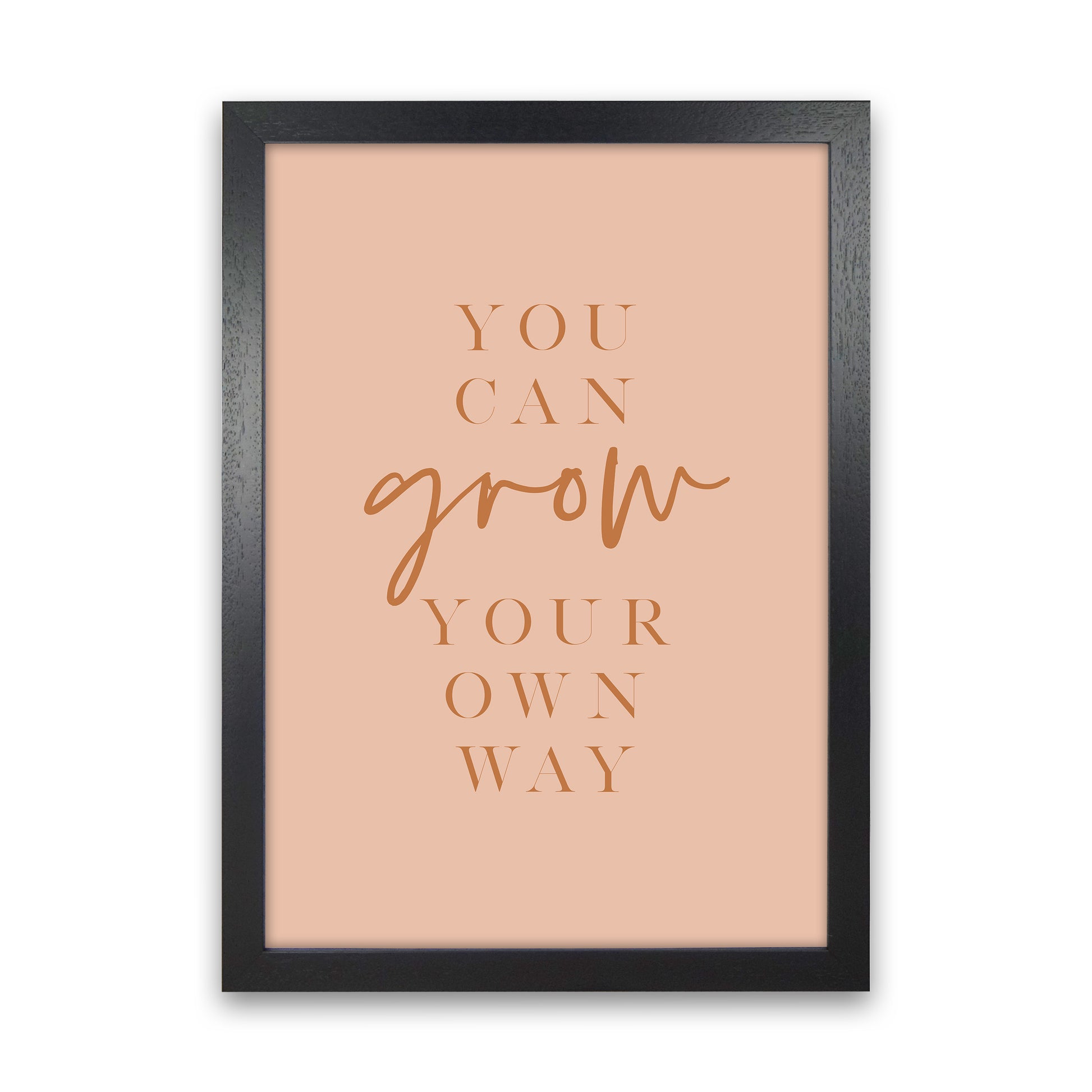 You Can Grow Your Own Way Earth Colors By Planeta444 Black Grain