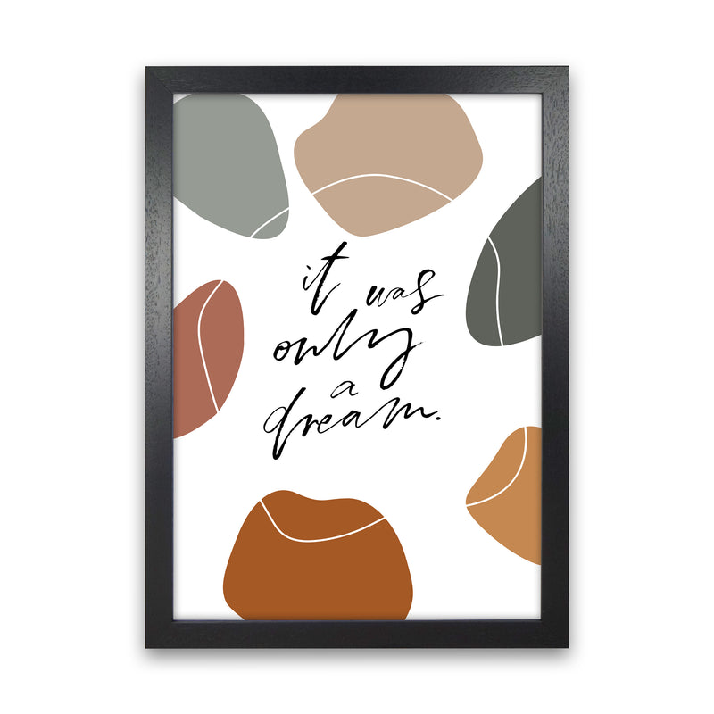 It Was Only A Dream Abstract Shapes By Planeta444 Black Grain