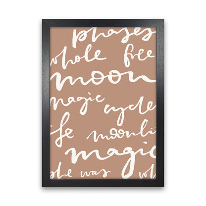 Moon Words Big Lettering By Planeta444 Black Grain