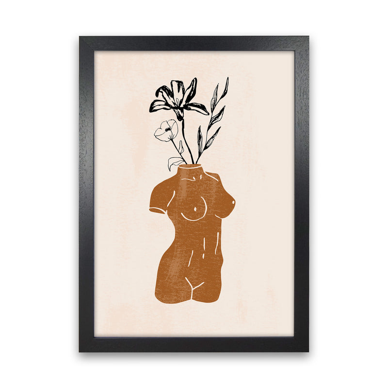 Vases Sculptures Woman1 By Planeta444 Black Grain