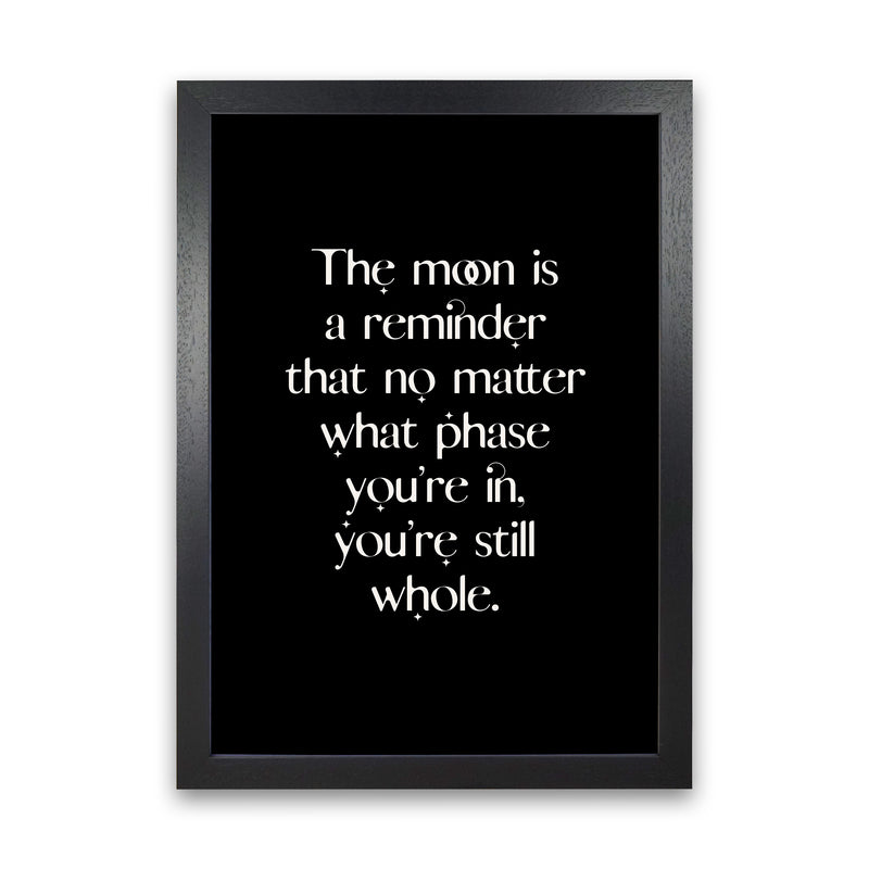 The Moon Is A Reminder By Planeta444 Black Grain