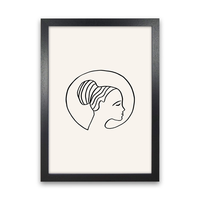 Delicate Face Circle2 By Planeta444 Black Grain