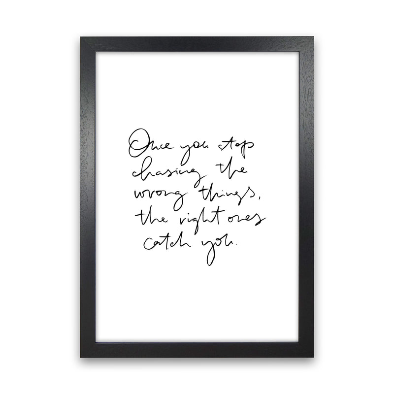 Once You Stop Chasing By Planeta444 Black Grain