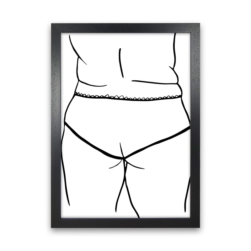 Curvy Female Back2 By Planeta444 Black Grain