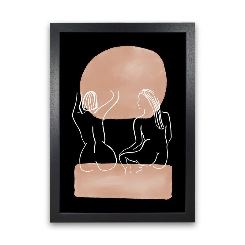 Line Nudes Back3 By Planeta444 Black Grain
