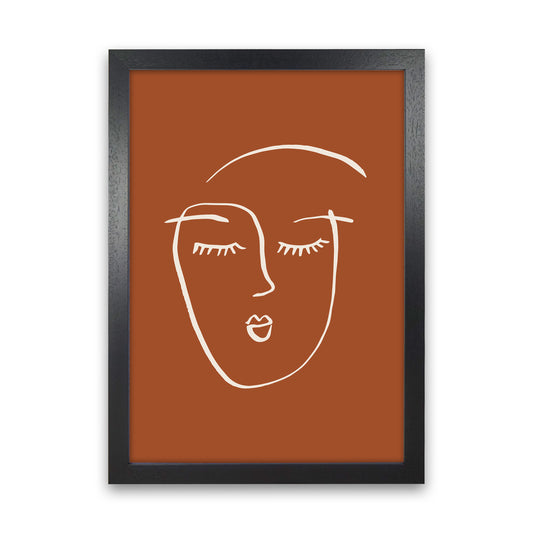 Line Face Girl2 By Planeta444 Black Grain