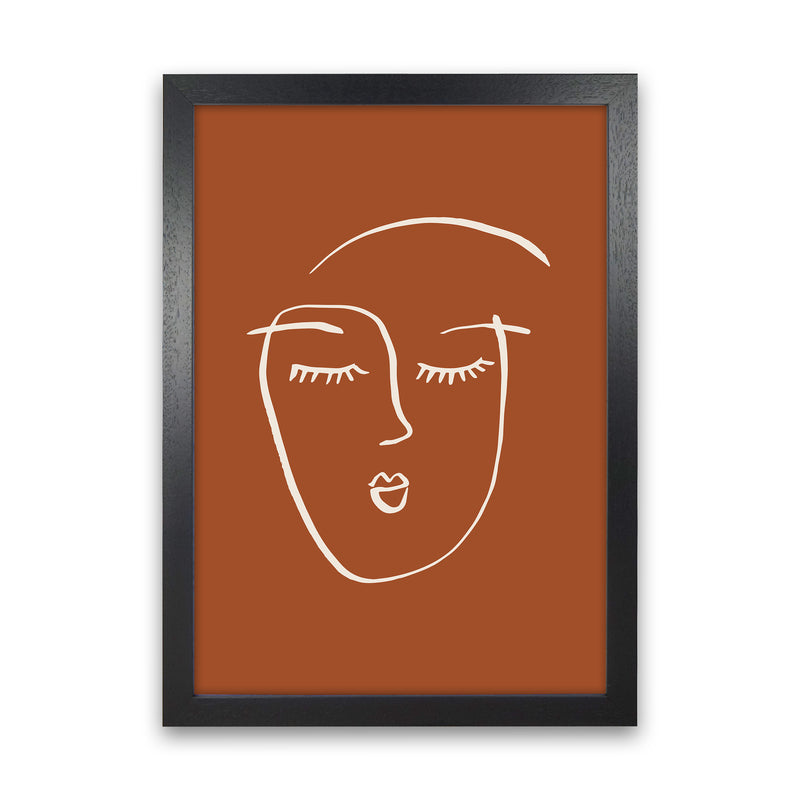 Line Face Girl2 By Planeta444 Black Grain