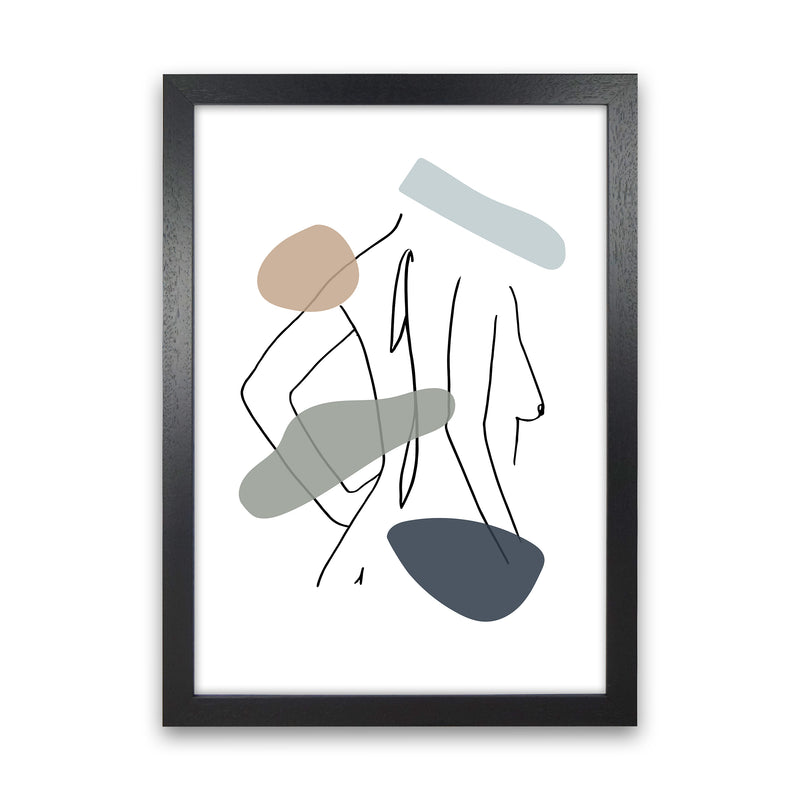 Female Side Pose Stains Navy Green By Planeta444 Black Grain