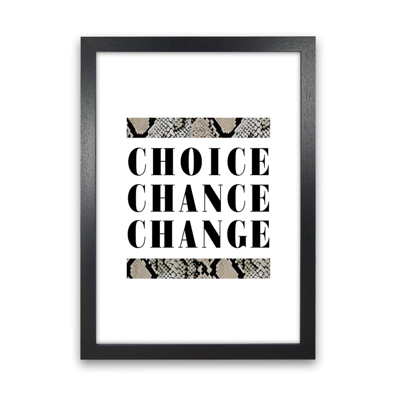 Choice Chance Change Snake By Planeta444 Black Grain