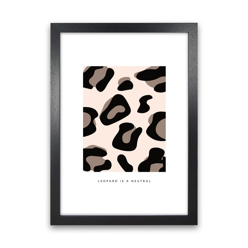 Big Leopard Powder Rose By Planeta444 Black Grain