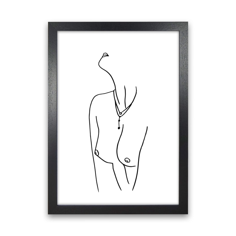 Female Necklace Lineart By Planeta444 Black Grain