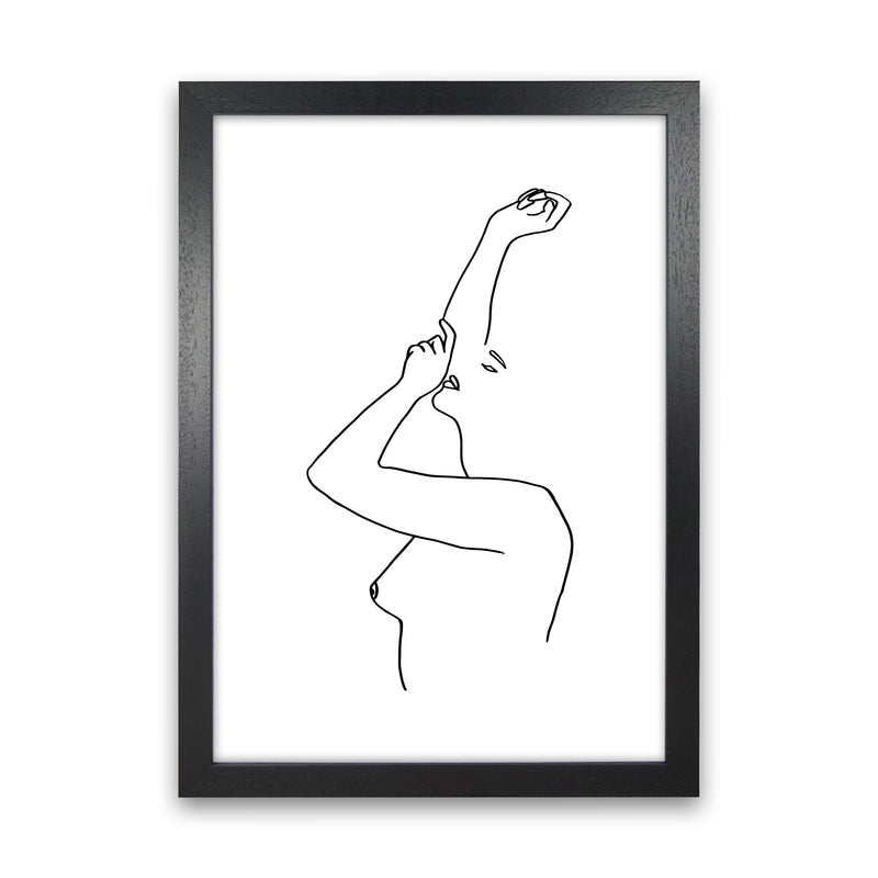 Female Reaching Up By Planeta444 Black Grain