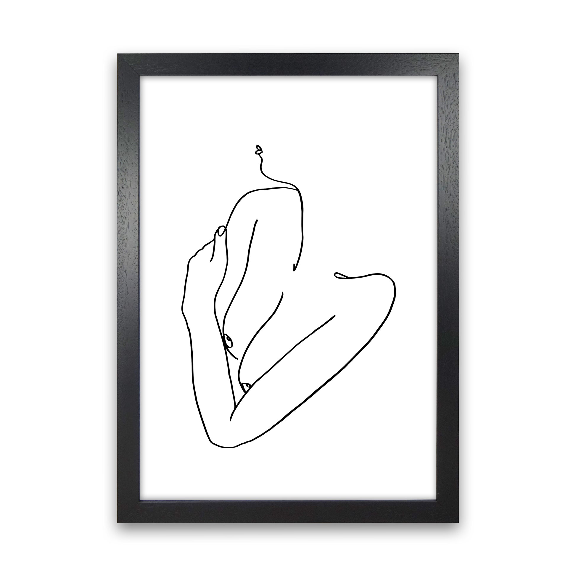 Female Holding Arms  By Planeta444 Black Grain