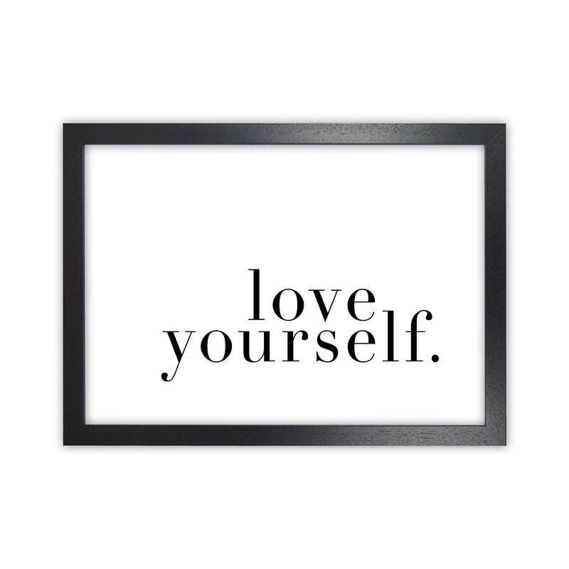 Love Yourself Type By Planeta444 Black Grain
