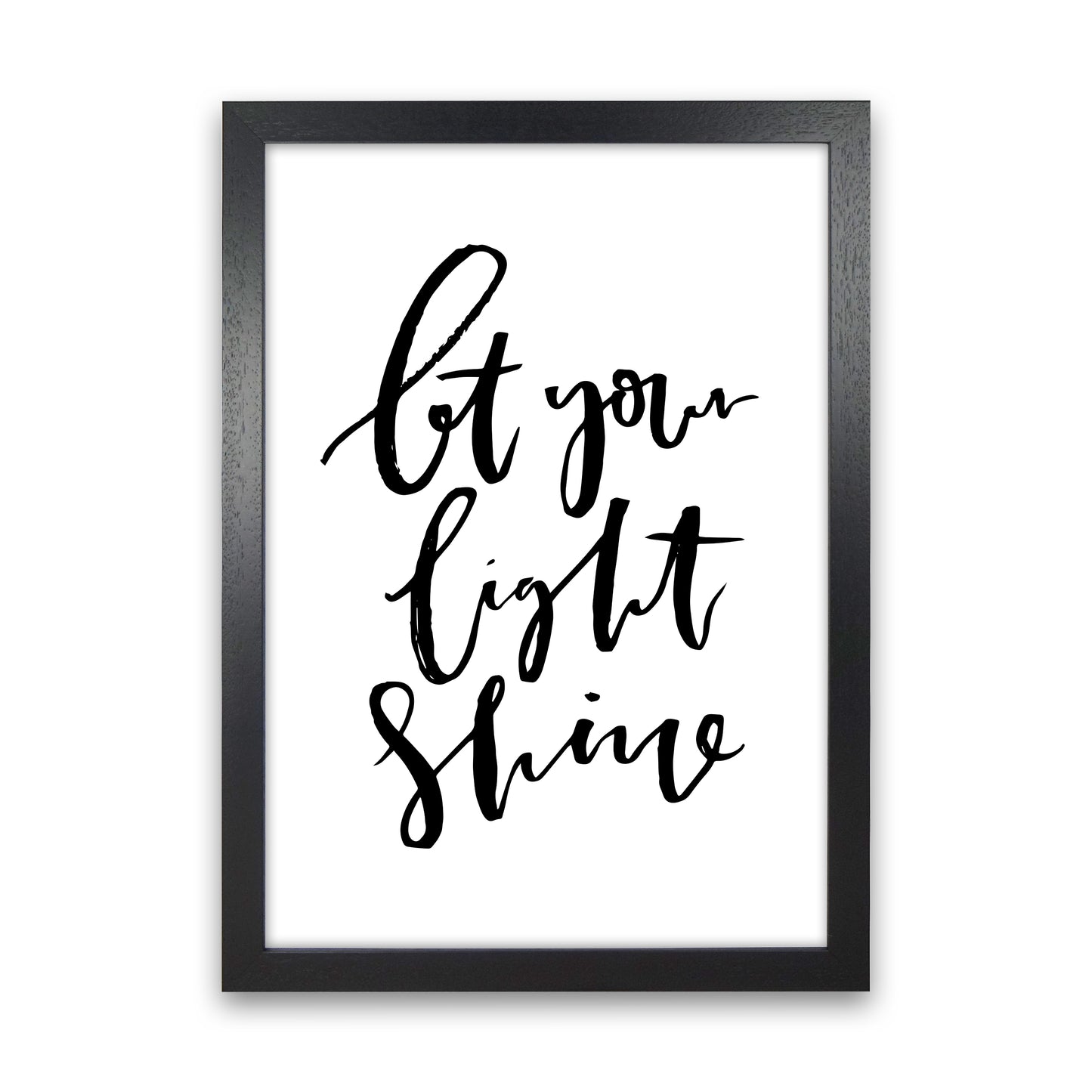 Let Your Light Shine By Planeta444 Black Grain