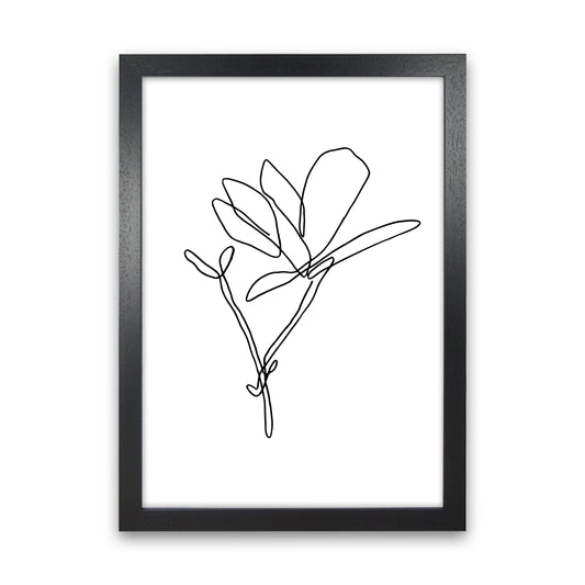 Japanese Magnolia By Planeta444 Black Grain