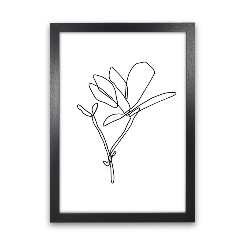 Japanese Magnolia By Planeta444 Black Grain