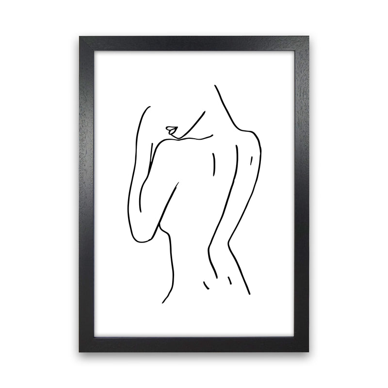Female Back Pose By Planeta444 Black Grain