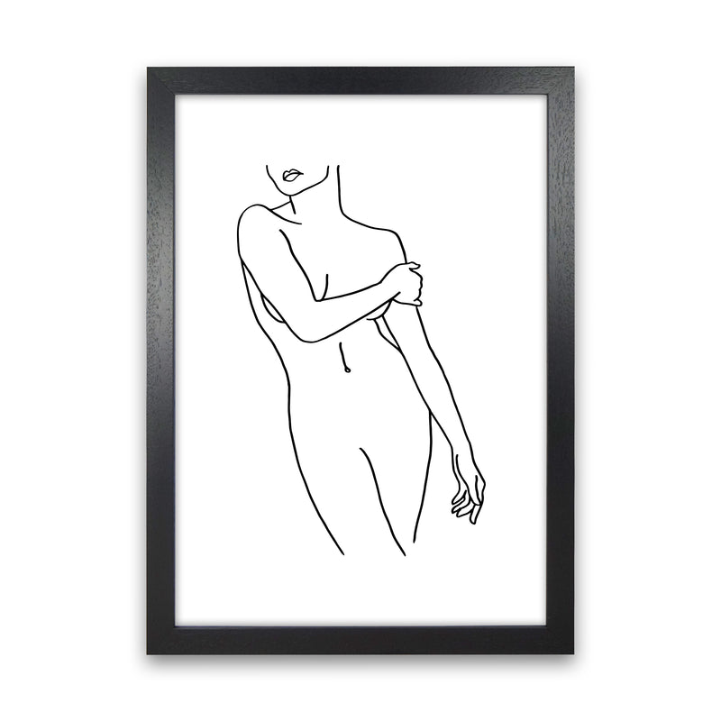 Female Front Pose By Planeta444 Black Grain