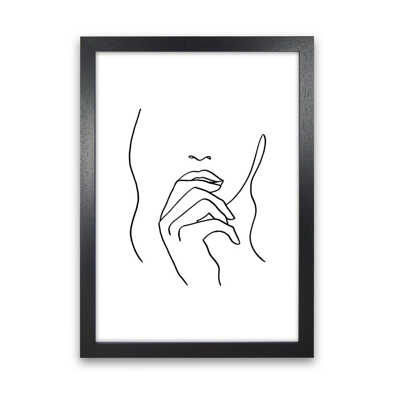 Lips Hand Hair By Planeta444 Black Grain