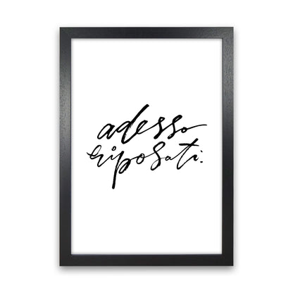 Adesso Riposati By Planeta444 Black Grain