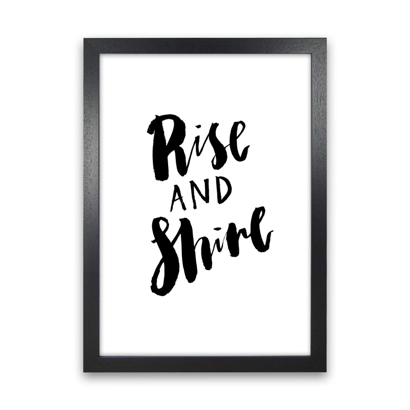 Rise And Shine By Planeta444 Black Grain