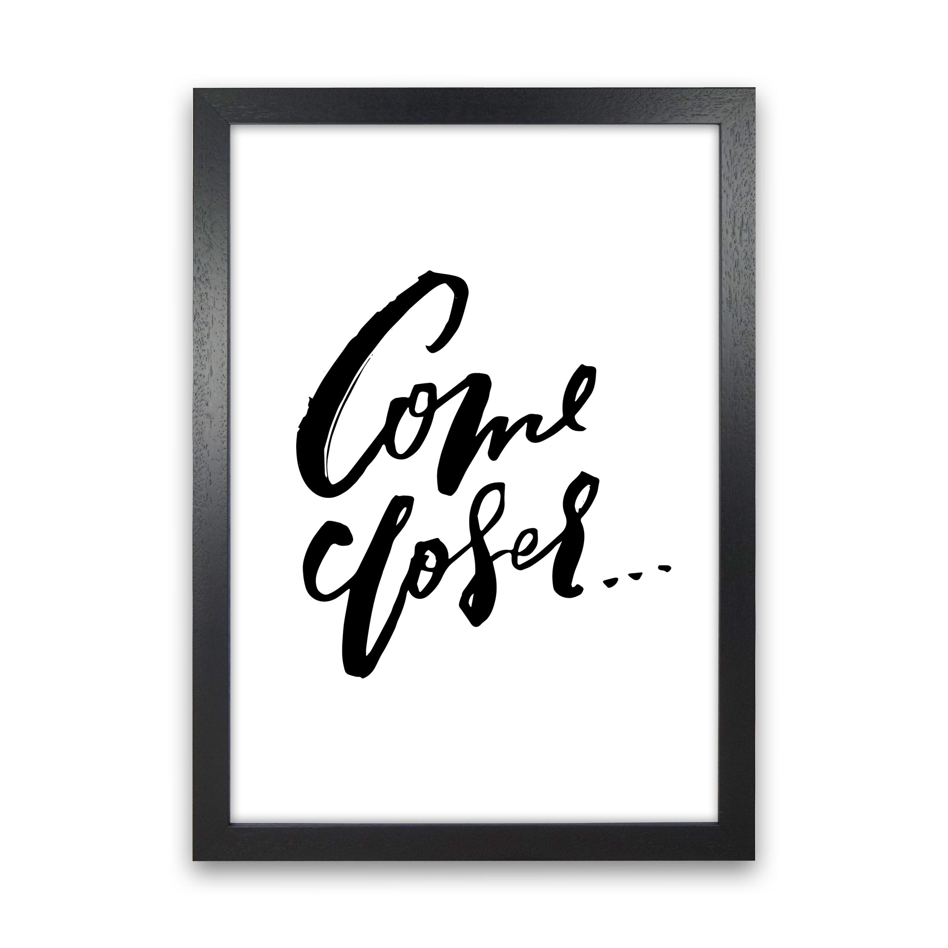 Come Closer By Planeta444 Black Grain