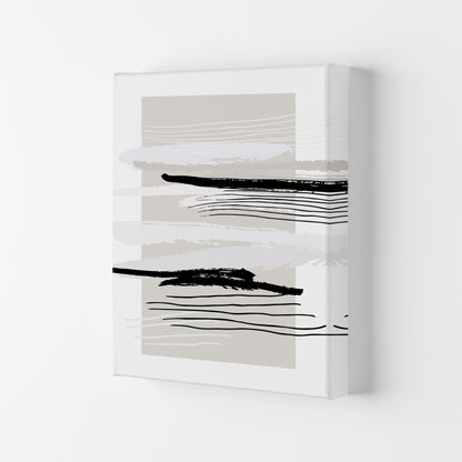 Abstracts Pennellate Linee Grey White Black By Planeta444 Canvas