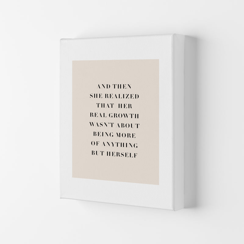 And Then She Realized Type By Planeta444 Canvas