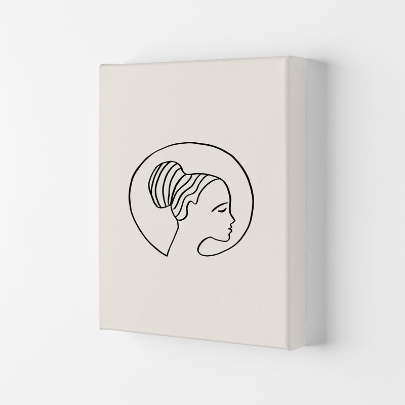 Delicate Face Circle2 By Planeta444 Canvas