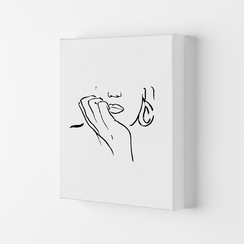 Face Hands Sketch1 By Planeta444 Canvas