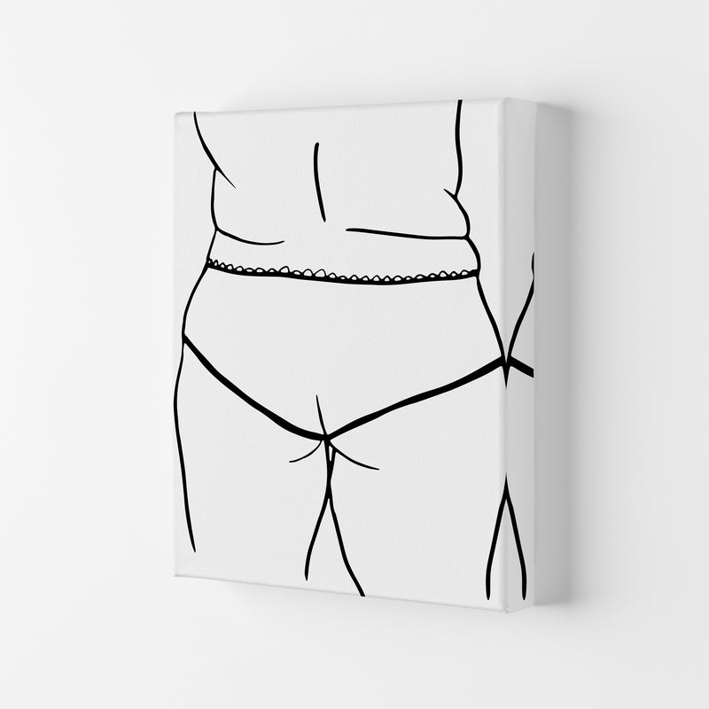 Curvy Female Back2 By Planeta444 Canvas