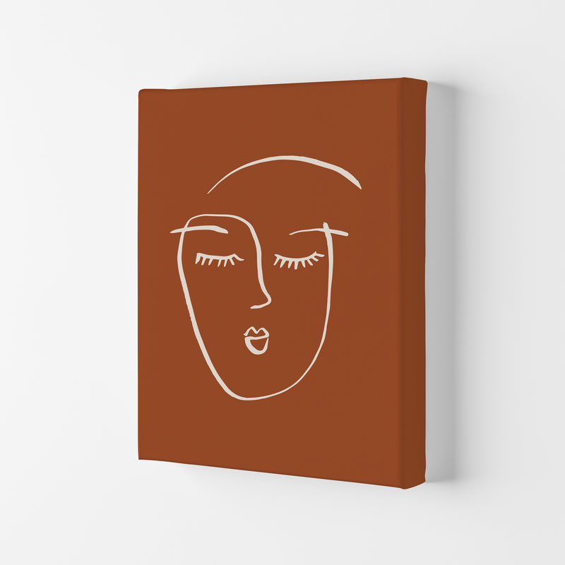 Line Face Girl2 By Planeta444 Canvas