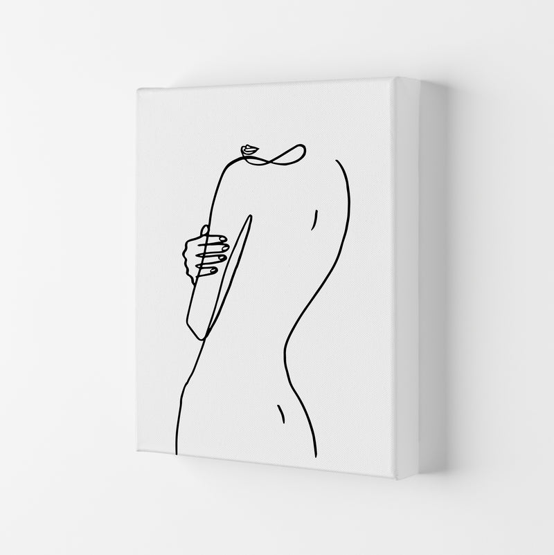 Female Hiding Back Pose By Planeta444 Canvas