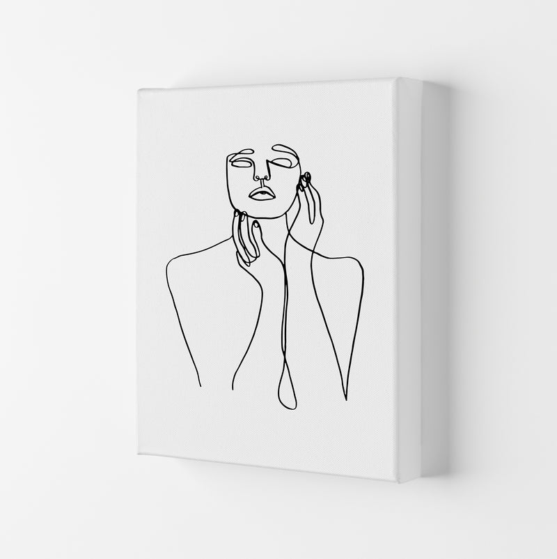 Touching Face With Hands By Planeta444 Canvas