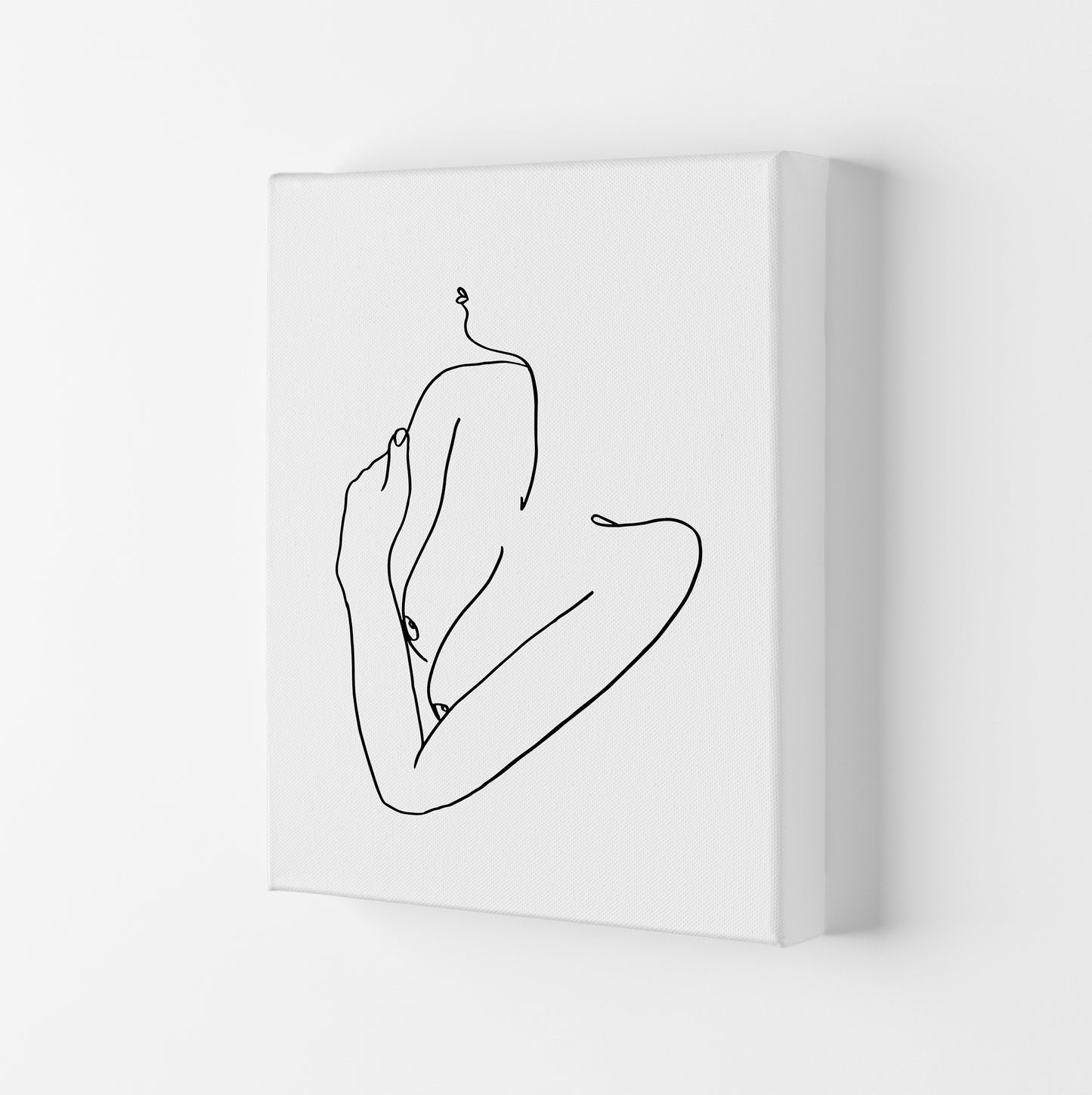 Female Holding Arms  By Planeta444 Canvas