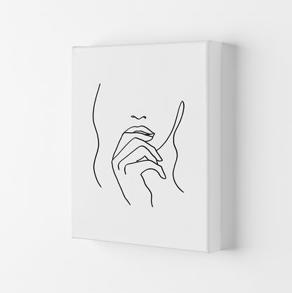Lips Hand Hair By Planeta444 Canvas