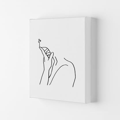Finger On Chin By Planeta444 Canvas