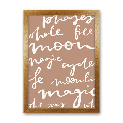 Moon Words Big Lettering By Planeta444 Oak Grain