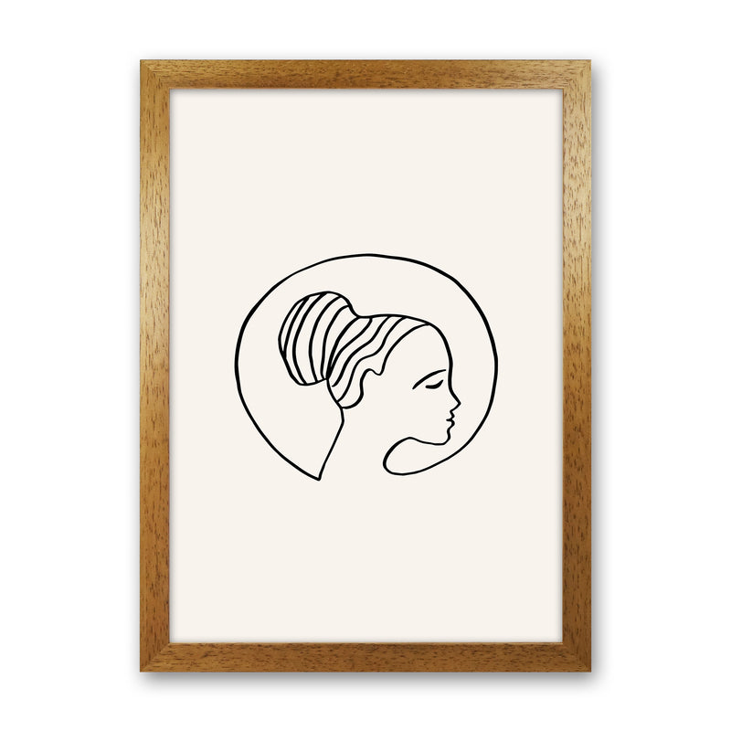 Delicate Face Circle2 By Planeta444 Oak Grain