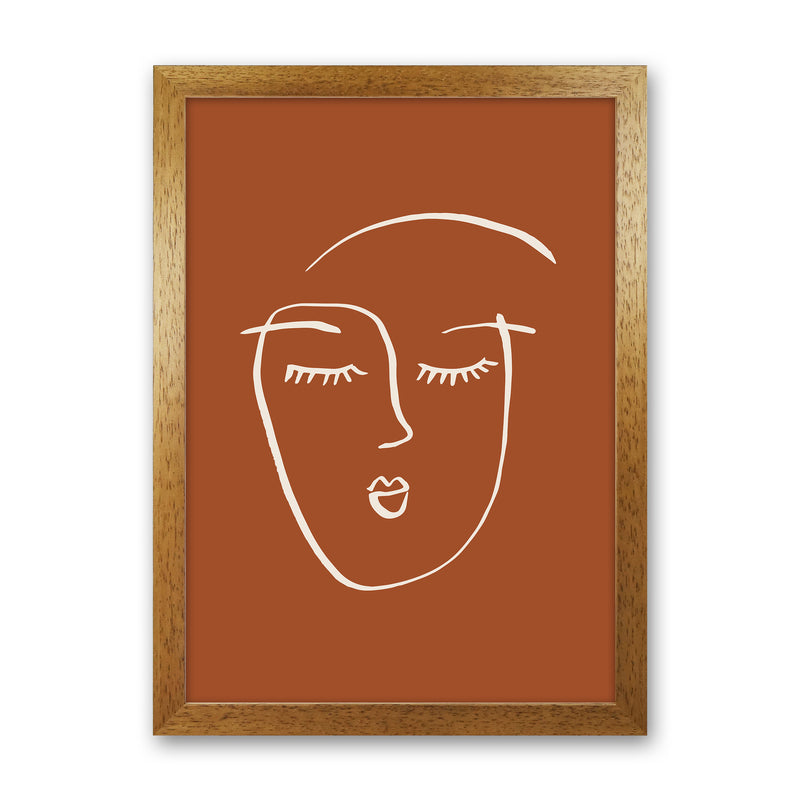 Line Face Girl2 By Planeta444 Oak Grain