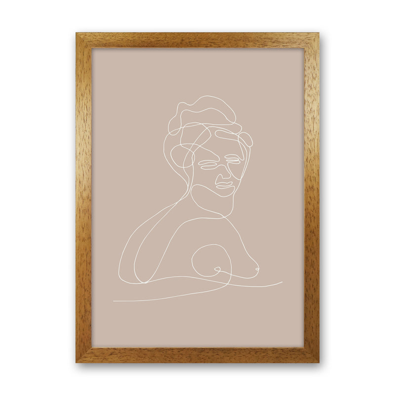 Line Bust Female Statue By Planeta444 Oak Grain