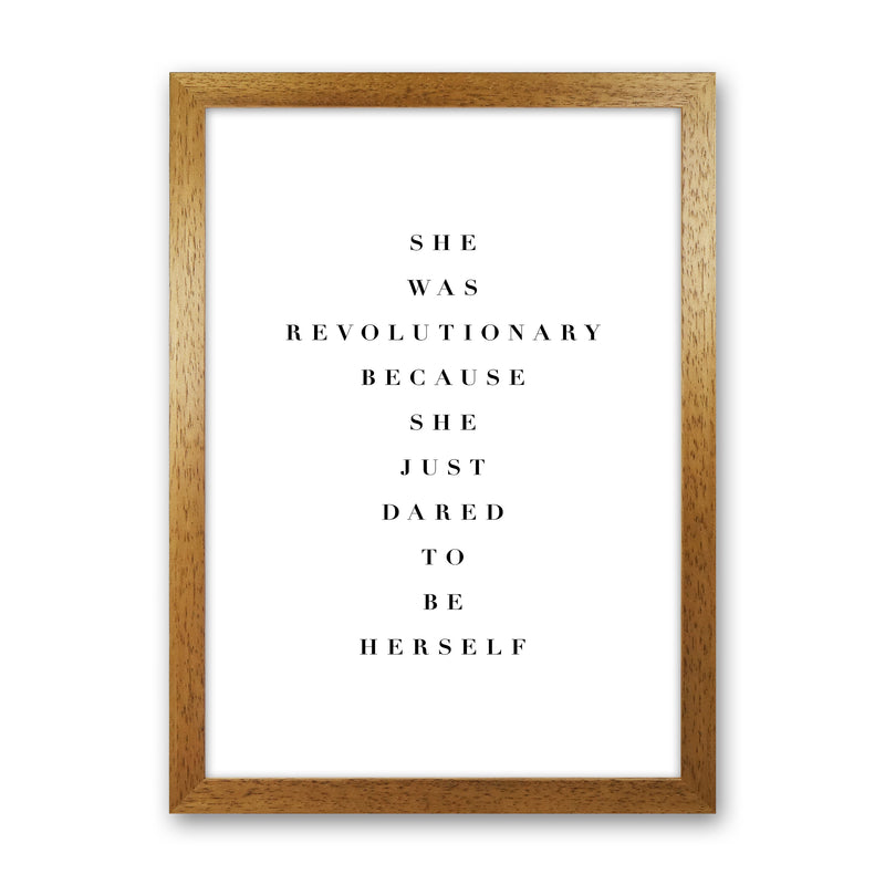 She Was Revolutionary By Planeta444 Oak Grain