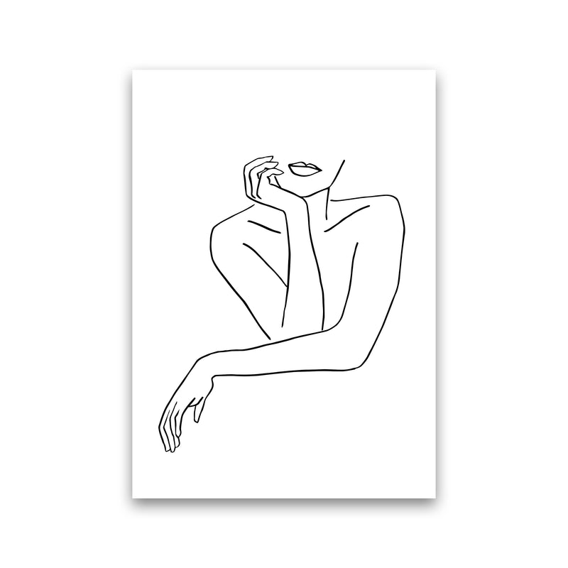 Line Arms Resting On Counter By Planeta444 Print Only