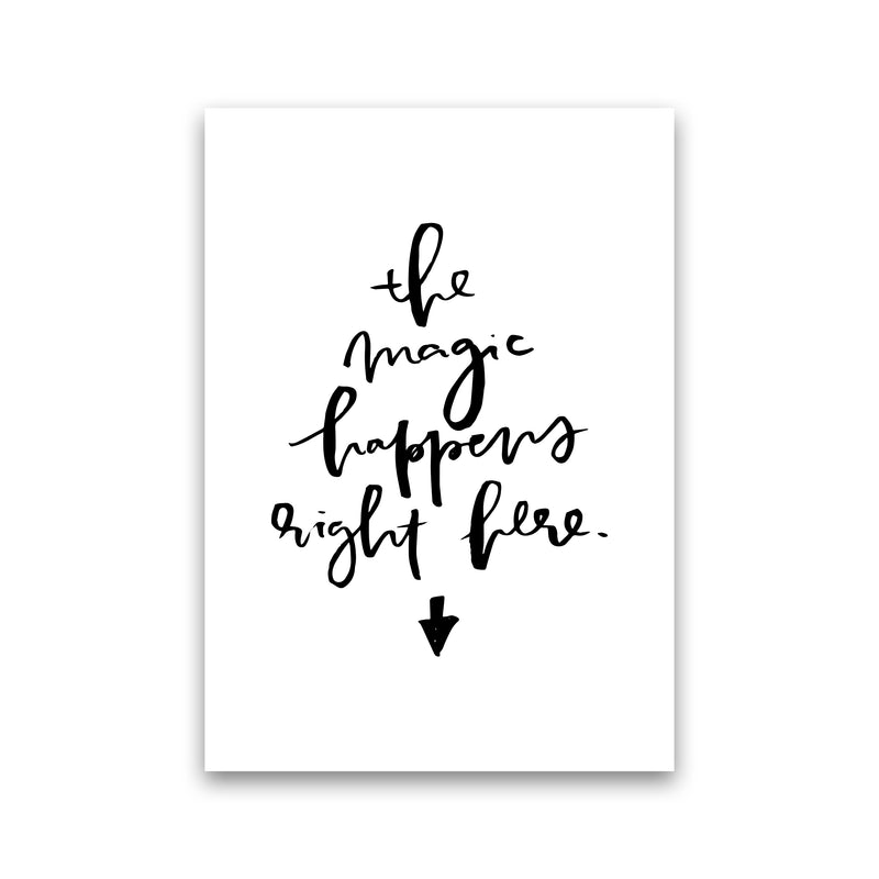 The Magic Happens Right Here By Planeta444 Print Only