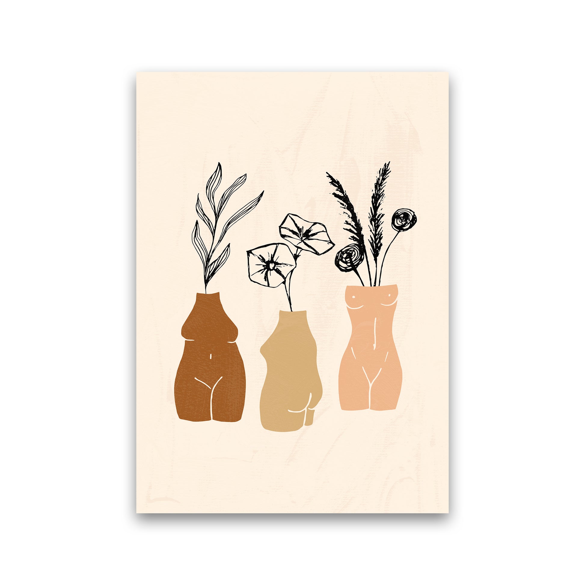 Vases Sculptures 3women1 By Planeta444 Print Only