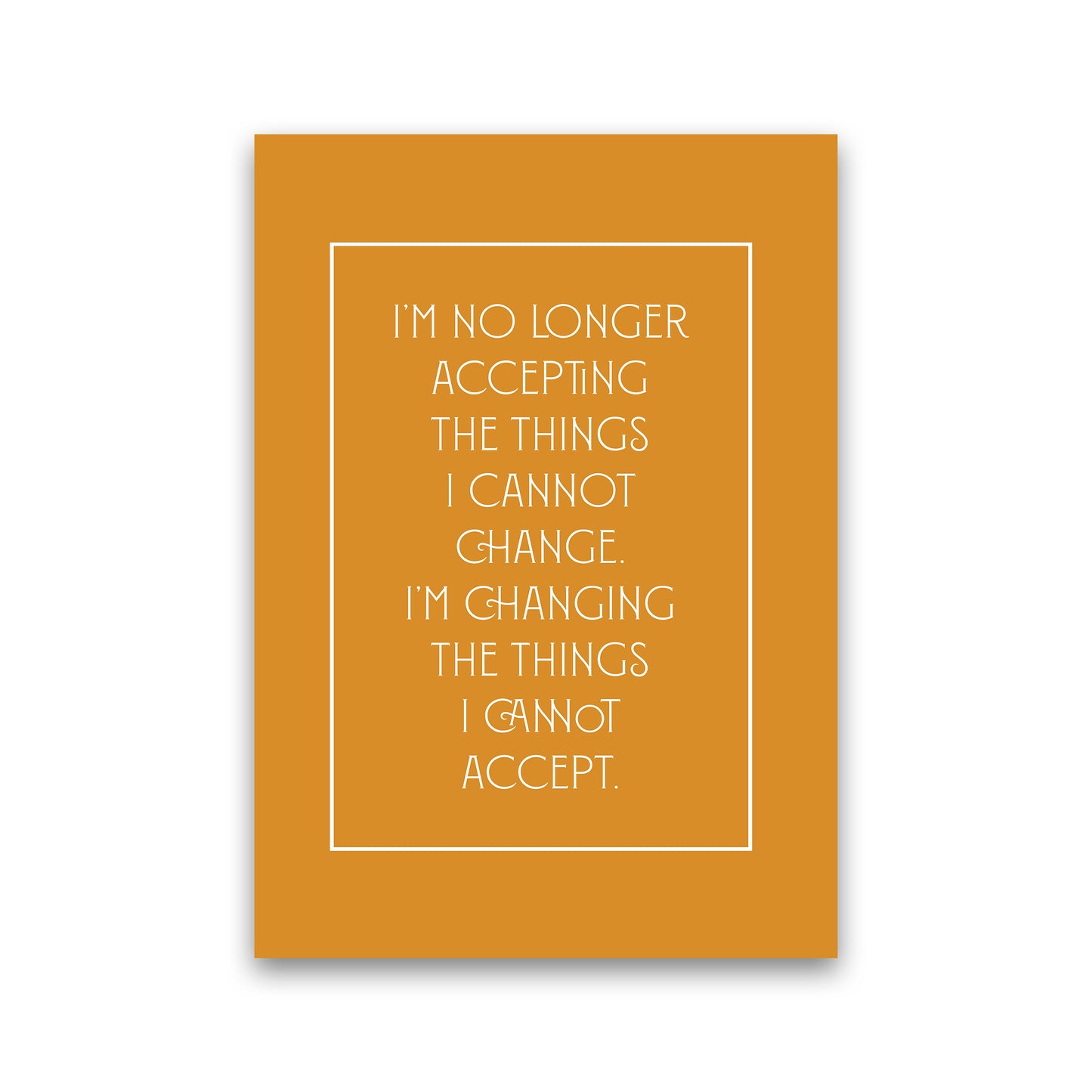 Im No Longer Accepting By Planeta444 Print Only