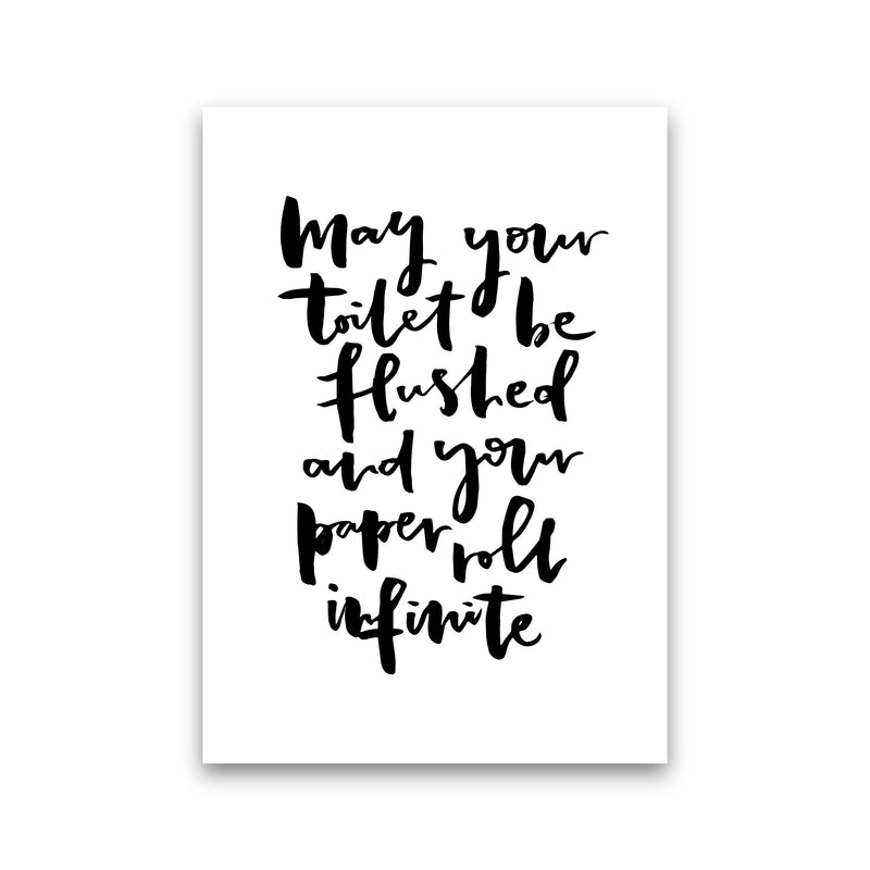 May Your Toilet Be Flushed Bathroom Art Print By Planeta444 Print Only