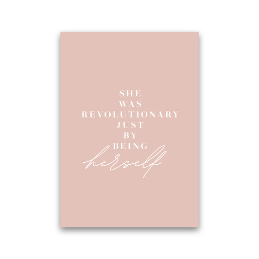 She Was Revolutionary2 By Planeta444 Print Only