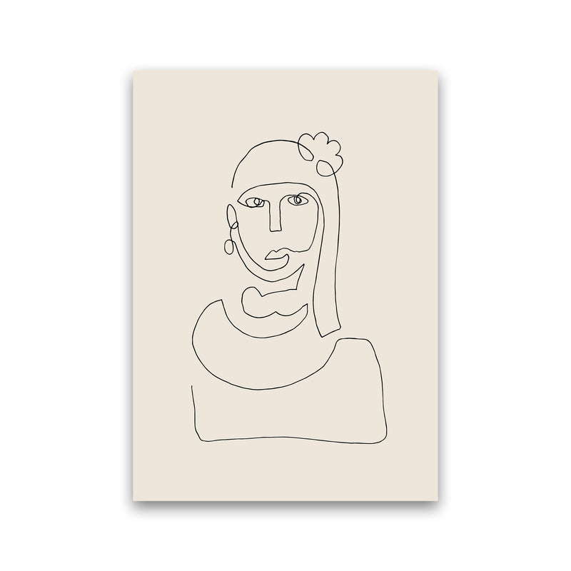 Picasso Line Bust By Planeta444 Print Only